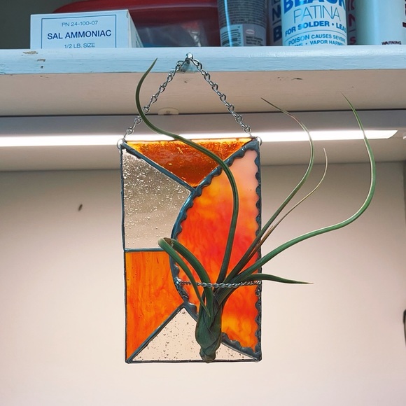 Stained Glass Air Plant Suncatcher☀️ - Picture 2 of 2